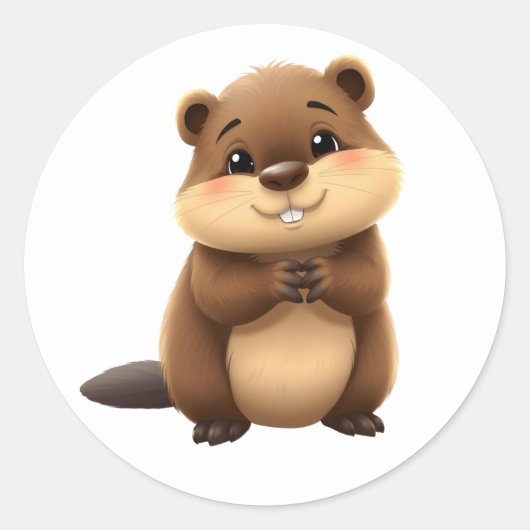 Beaver Stickers (Voorkant)