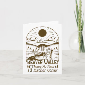 Beaver Valley Er is geen plaats waar ik liever kom Kaart