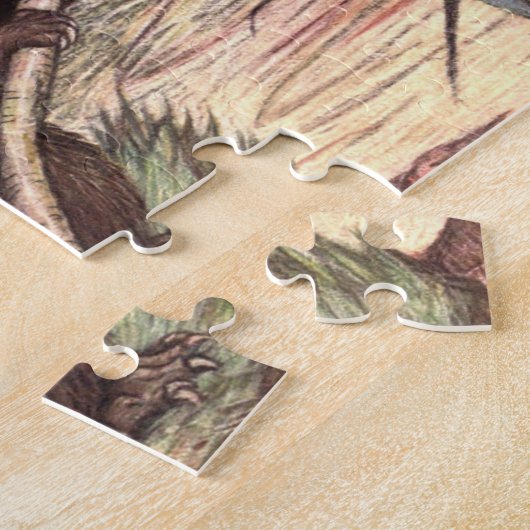 Beaver van Louis Sargent, wilde dieren Legpuzzel (Zijkant)