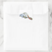 Beaver Vierkante Sticker (Tas)