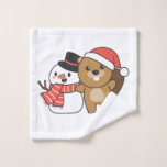 Beaver With Snowman In Winter At Christmas<br><div class="desc">Beaver with a snowman in winter for christmas - a snowman for winter and christmas. A winter greeting in the cold season for the holidays. Christmas beaver with snowman.</div>