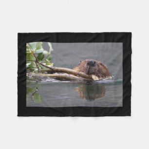 Beaver Working Fleece Deken