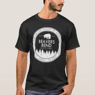 Beavers Bend State Park Oklahoma Emblem OK T-shirt