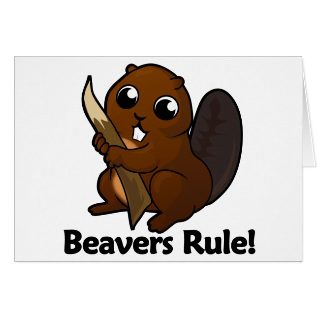 Beavers Rule! (Voorkant Horizontaal)
