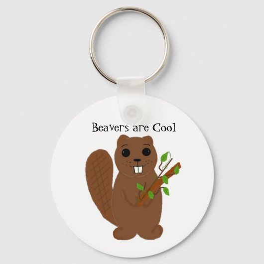 Beavers zijn kool sleutelhanger (Voorkant)