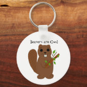 Beavers zijn kool sleutelhanger (Voorkant)