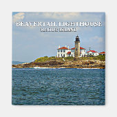 Beavertail Light, Rhode Island Magnet Magneet (Voorkant)