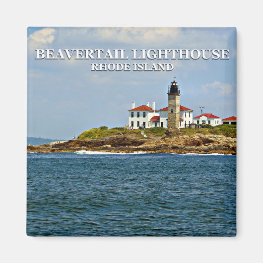 Beavertail Light, Rhode Island Magnet Magneet (Voorkant)