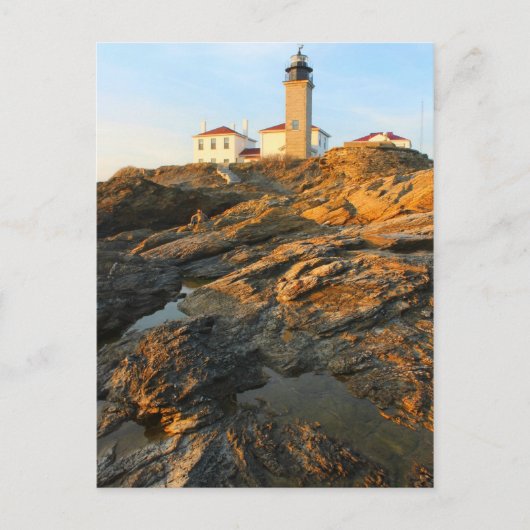 Beavertail Lighthouse Jamestown Rhode Island Briefkaart (Voorkant)