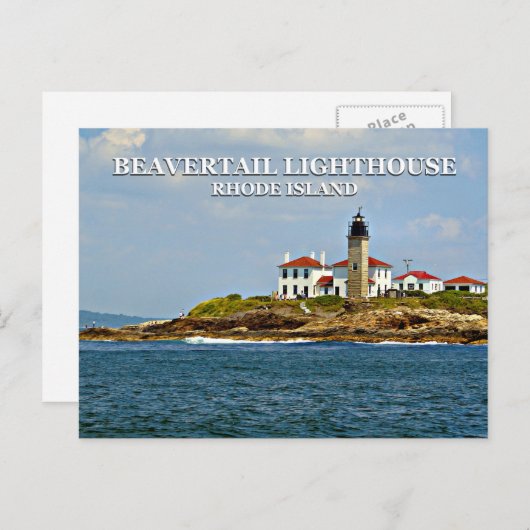 Beavertail Lighthouse, Rhode Island Briefkaart (Voorkant / Achterkant)