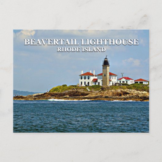 Beavertail Lighthouse, Rhode Island Briefkaart (Voorkant)