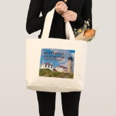 Beavertail Lighthouse, Rhode Island Canvas tas (Voorkant (product))