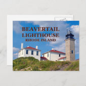 Beavertail Lighthouse, Rhode Island Carte postale (Devant / Derrière)