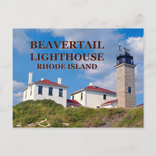 Beavertail Lighthouse, Rhode Island Carte postale (Devant)
