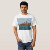 Beavertail Lighthouse, Rhode Island T-Shirt (Voorkant volledig)