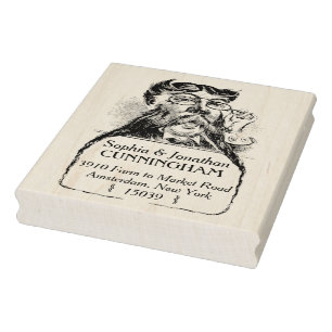 bebaarde Man retour adres stempel