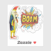 Bebaarde tovenaar sticker (Vel)