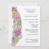 Bébé 1er anniversaire Fête Invitation sur mesure I (Dos)