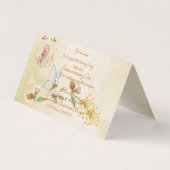 Bébé 1er anniversaire invitation (Front)