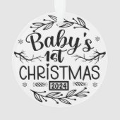 Bébé 1er Noël (dos)