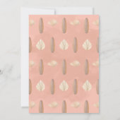 Bébé à bord Aloha Baby Girl Shower Invitation (Dos)