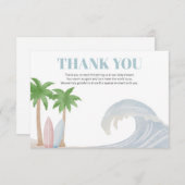 Bébé à bord Carte de remerciements (Devant / Derrière)