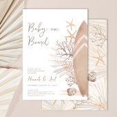 Bébé à bord Invitation Baby shower