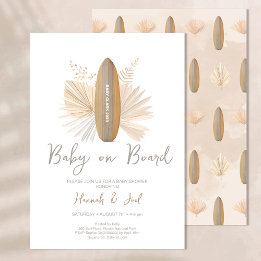 Bébé à bord Invitation Baby shower