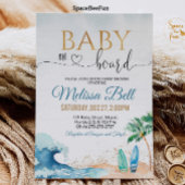 Bébé à bord Invitation sous l'océan invite garçon