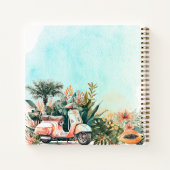 Bébé à bord Surf tropical Baby shower livre d'or (Dos)