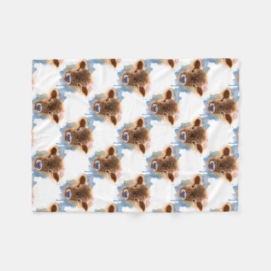 Bébé adorable Calf Bébé couverture bébé (Devant (Horizontal))