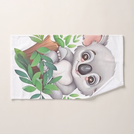 Bébé adorable Ours Koala (Serviette à main)