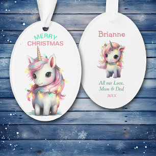 Bébé adorable Unicorn String Lights Enfants Noël