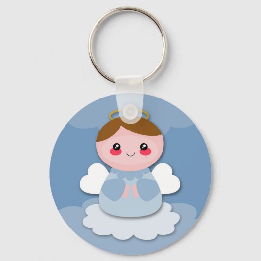 Bébé Ange garçon - porte-clés (Recto)