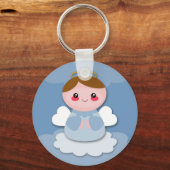 Bébé Ange garçon - porte-clés (Recto)