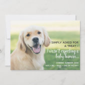 Bébé animal de compagnie mignon Faire-part de gros (Devant)