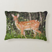 Bébé Animaux Fawn Deer Forest Accent Coussin (Dos)