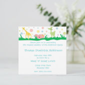 Bébé Animaux - invitations Baby showers (Debout devant)
