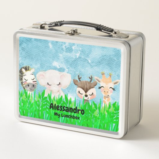 Bébé Animaux Métal Lunchbox (Devant)