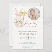 Bébé anniversaire Photo Invitation (Devant)