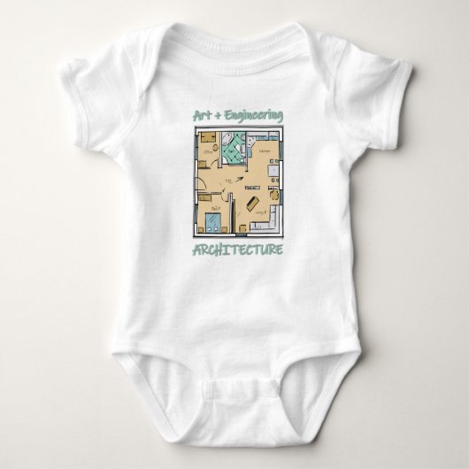 bebe-architectuur romper (Voorkant)