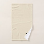 Bébé arrière - plan beige élégant (Serviette à main)