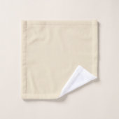 Bébé arrière - plan beige élégant (Gant de toilette)