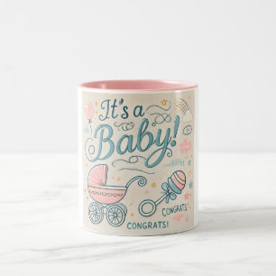 Bébé Arrival Mug   Félicitations aux nouveaux pare