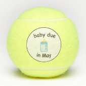 Bébé attendu en mai balles de tennis (Devant)