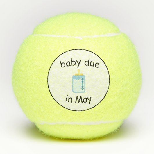 Bébé attendu en mai balles de tennis (Devant)