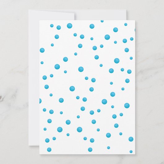 Bébé Axolotl Blanc Anniversaire Fête Invitation (Dos)