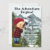 Bébé baissier Invitations de douche (Devant)