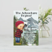 Bébé baissier Invitations de douche (Debout devant)