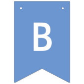 Bébé bannière bleue et argentée de Nagpal (Premier drapeau)